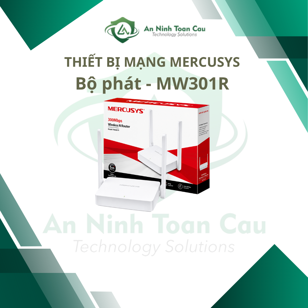 Bộ phát Wifi Mercusys MW301R Bo phat Wifi Mercusys MW301R