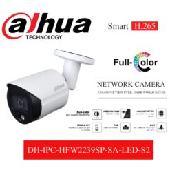 Camera IP Full-Color 2MP DAHUA DH-IPC-HFW2239SP-SA-LED-S2 5 DH IPC HFW2239SP SA LED S2