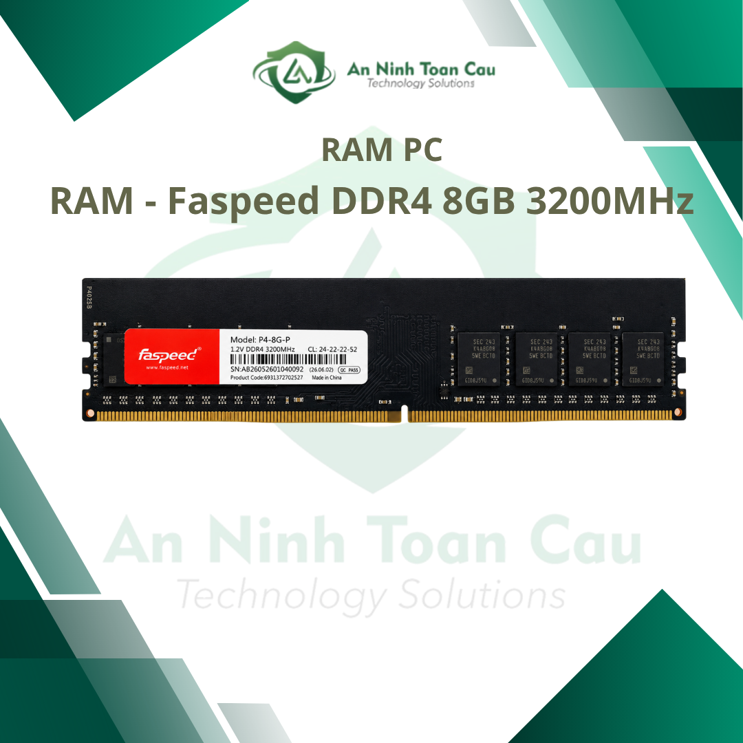 Faspeed DDR4 8GB 3200MHz 1