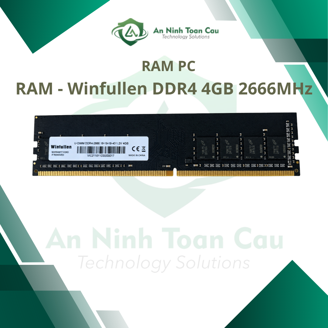RAM Winfullen DDR4 4GB 2666MHz (1) RAM Winfullen DDR4 4GB 2666MHz 1